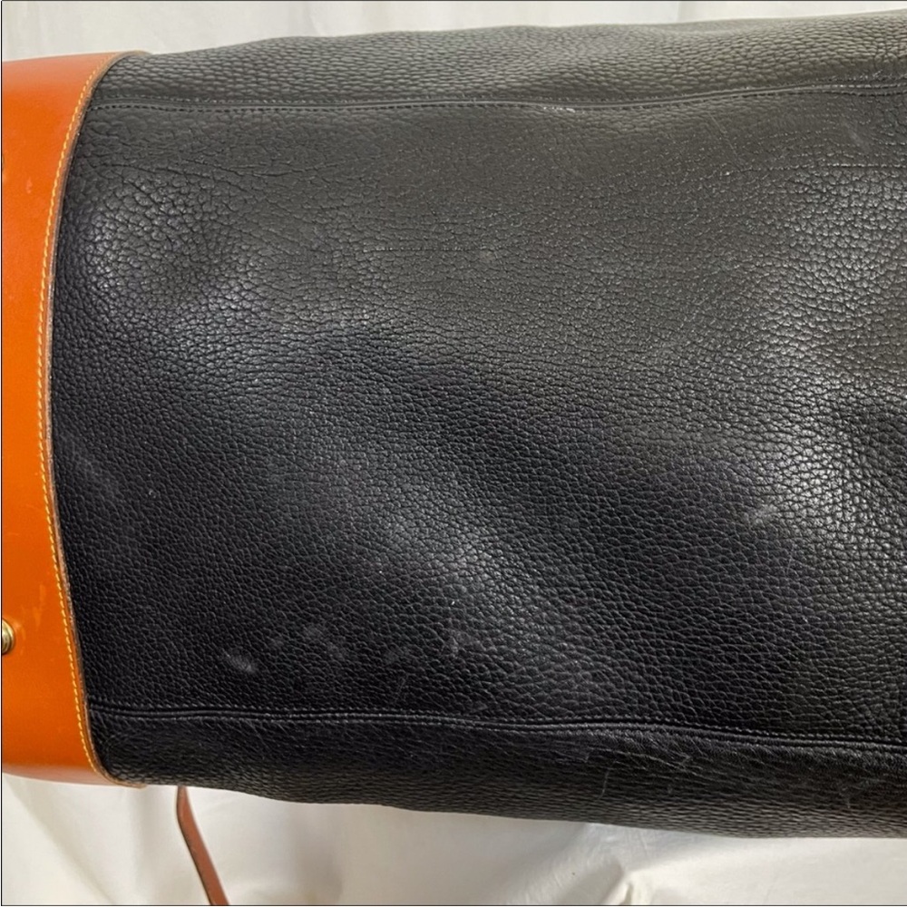 Dooney & Bourke AWL Leather Carry On Duffle Luggage Travel Bag R14 weekender - Picture 12 of 16